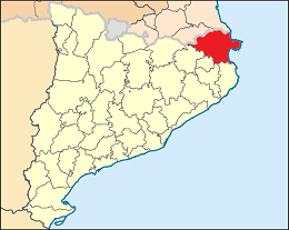 Avinyonet de puigventós està situat a la comarca de l'Alt Empordà